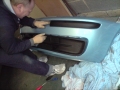 Fiat punto front bumper grill repair