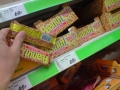 Snap peanut bar, sweet
