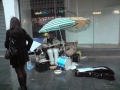 Singin in the rain, woof leicester buskers