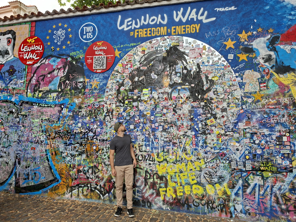 Lennon Wall, Prague, Czechia