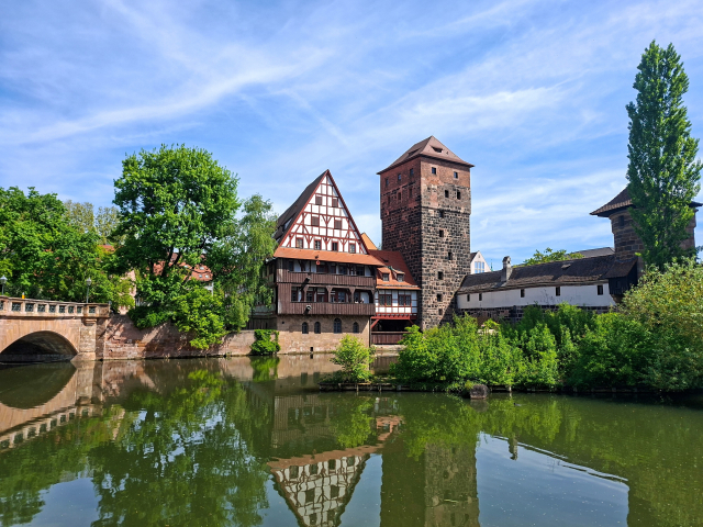 Weinstadel and water tower, Nürnberg